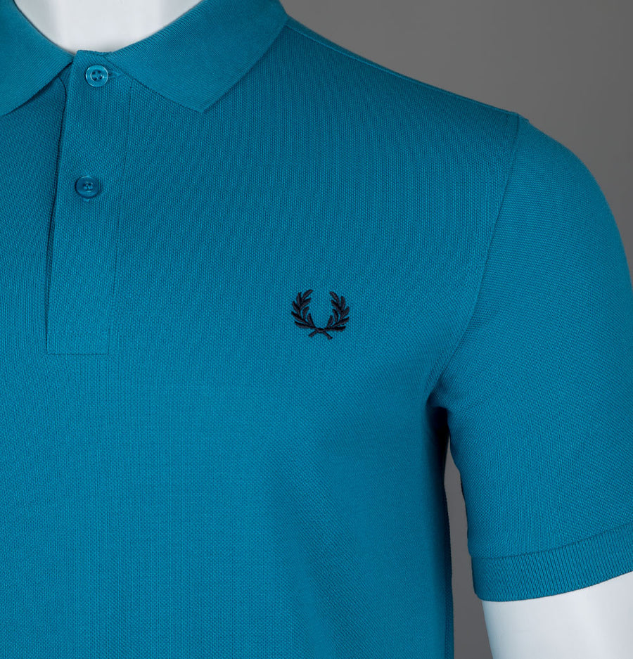 Fred Perry Plain Polo Shirt Ocean/Navy