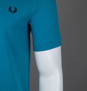 Fred Perry Plain Polo Shirt Ocean/Navy