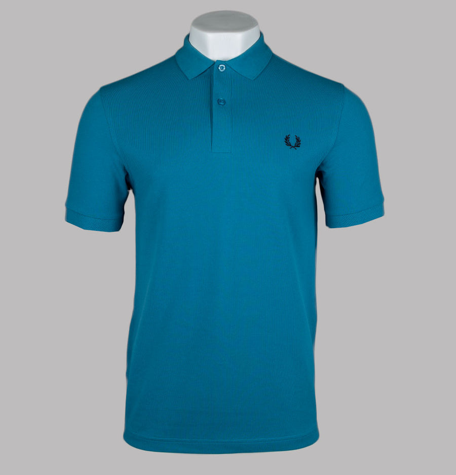 Fred Perry Plain Polo Shirt Ocean/Navy