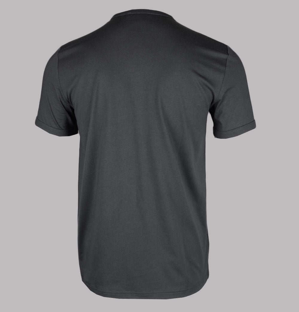 Fred Perry Ringer T-Shirt Anchor Grey/Dark Caramel – Bronx Clothing