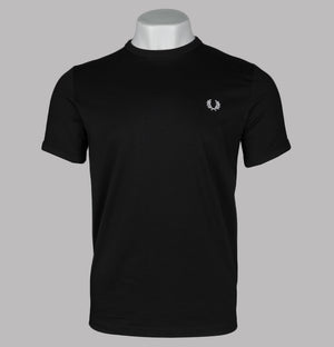 Fred Perry Ringer T-Shirt Black