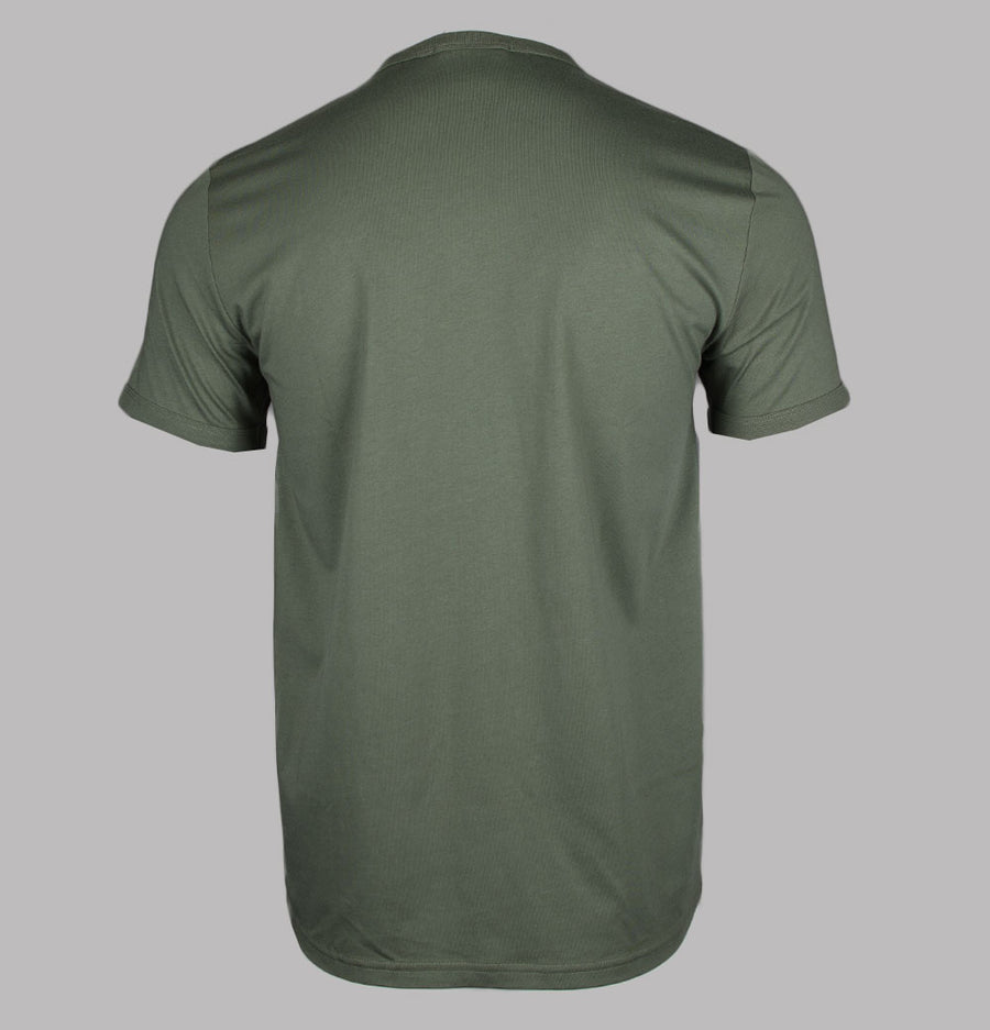 Fred Perry Ringer T-Shirt Laurel Wreath Green