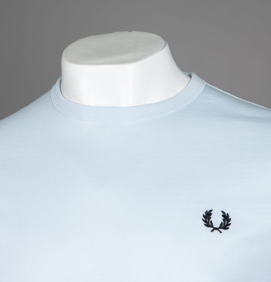 Fred Perry Ringer T-Shirt Light Ice