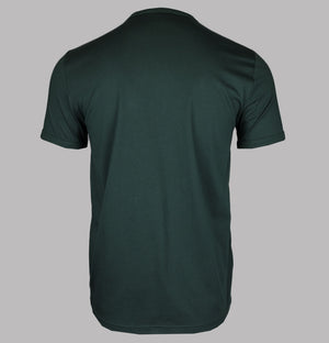 Fred Perry Ringer T-Shirt Night Green/Cyber Blue