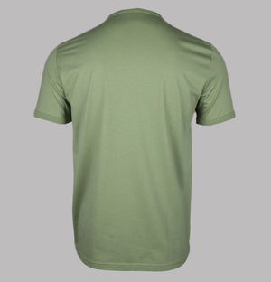 Fred Perry Ringer T-Shirt Olive Mint