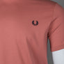 Fred Perry Ringer T-Shirt Putty Pink
