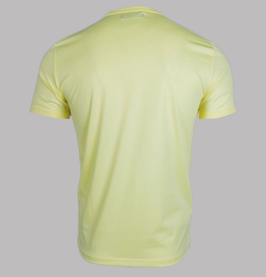 Fred Perry Ringer T-Shirt Wax Yellow/Black