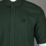 Fred Perry Short Sleeve Oxford Shirt Court Green