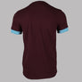 Fred Perry Striped Cuff T-Shirt Oxblood