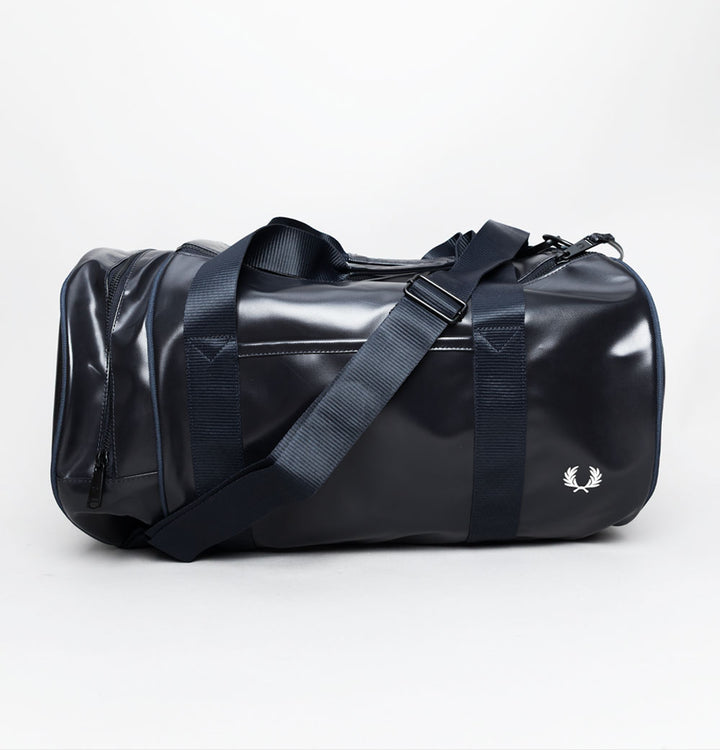 Fred Perry Tonal Classic Barrel Bag Navy
