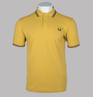 Fred Perry Twin Tipped Polo Shirt Honeycomb/Navy
