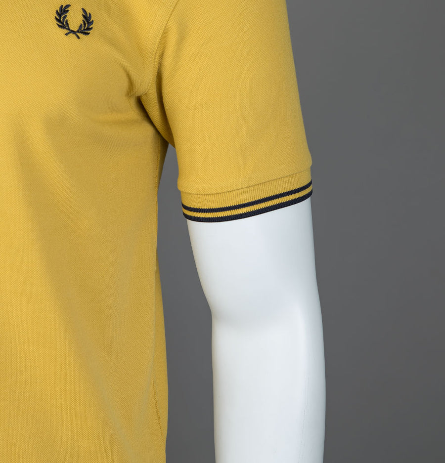 Fred Perry Twin Tipped Polo Shirt Honeycomb/Navy