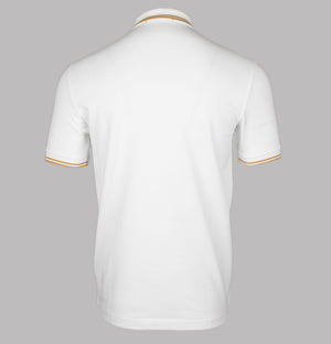 Fred Perry Twin Tipped Polo Shirt Snow White/Honeycomb