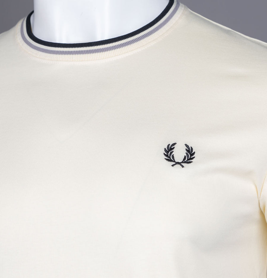 Fred Perry Twin Tipped T-Shirt Ice Cream