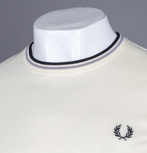 Fred Perry Twin Tipped T-Shirt Ice Cream