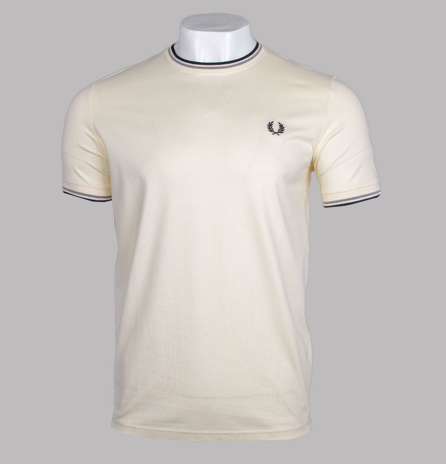 Fred Perry Twin Tipped T-Shirt Ice Cream