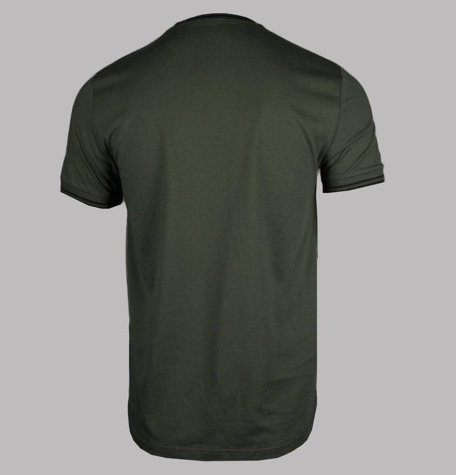 Fred Perry Twin Tipped T-Shirt Laurel Wreath Green/Night Green