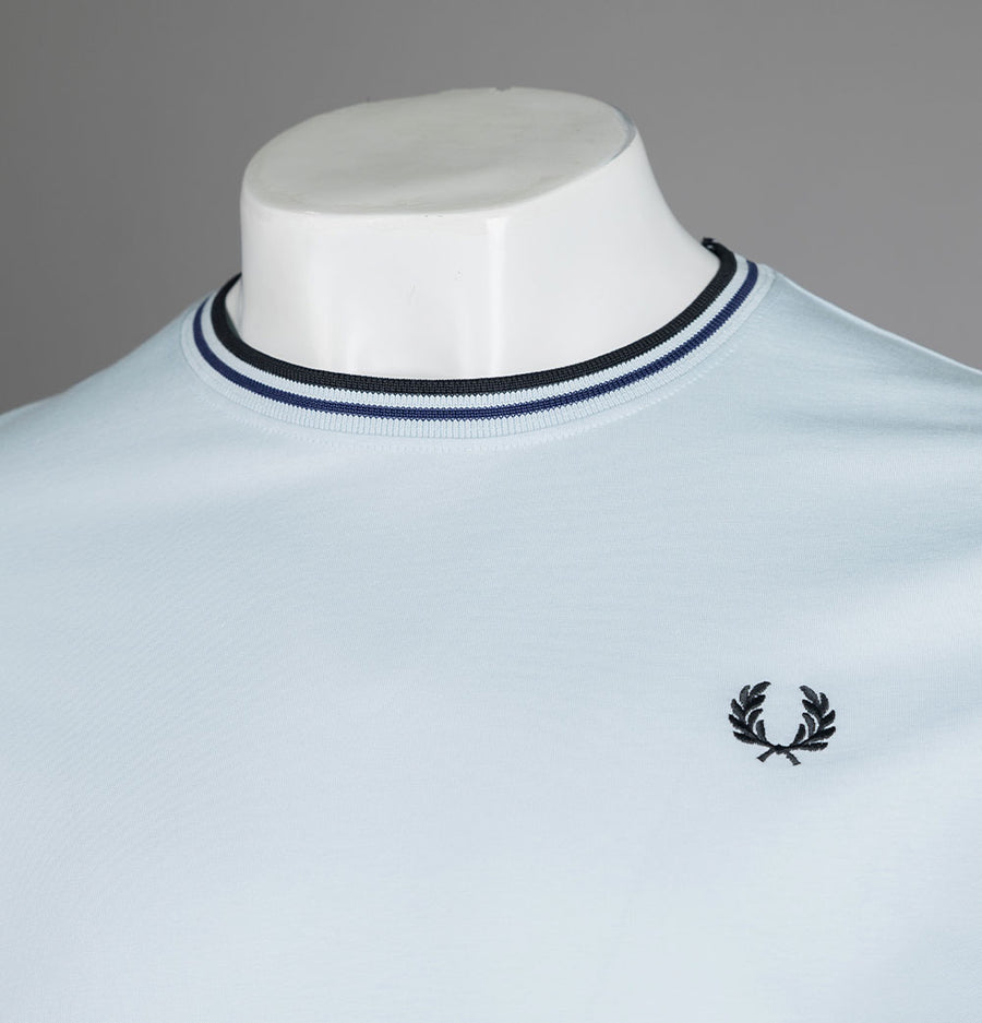 Fred Perry Twin Tipped T-Shirt Light Ice