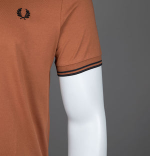 Fred Perry Twin Tipped T-Shirt Marmalade/Black