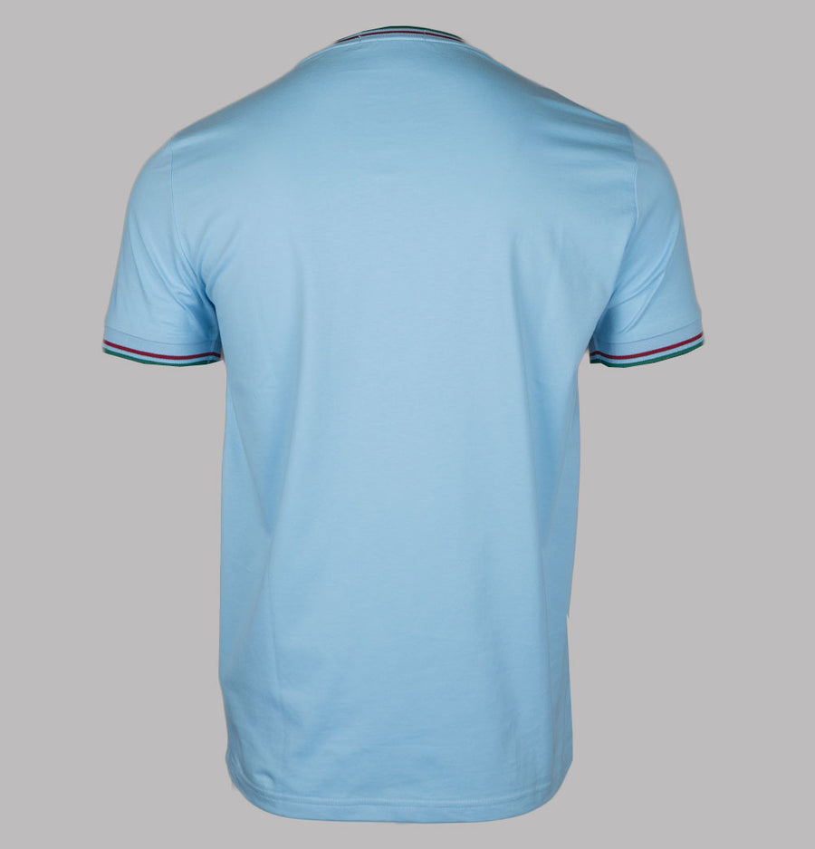 Fred Perry Twin Tipped T-Shirt Track Blue/Burnt Red/Sport Green