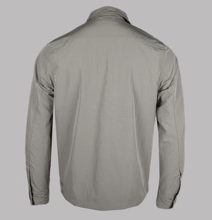 Fred Perry Zip Overshirt Warm Grey