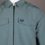 Fred Perry Zip Through Overshirt Stockport Blue