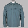 Fred Perry Zip Through Overshirt Stockport Blue