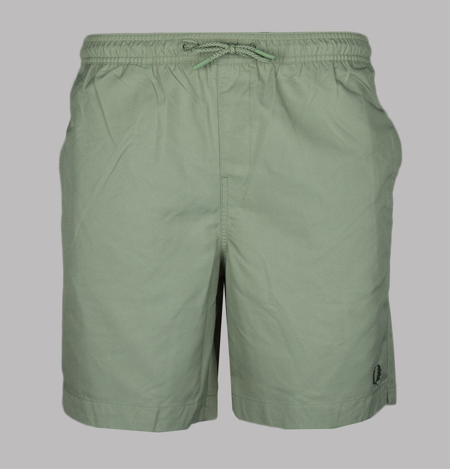 Fred Perry Classic Swim Shorts Olive Mint