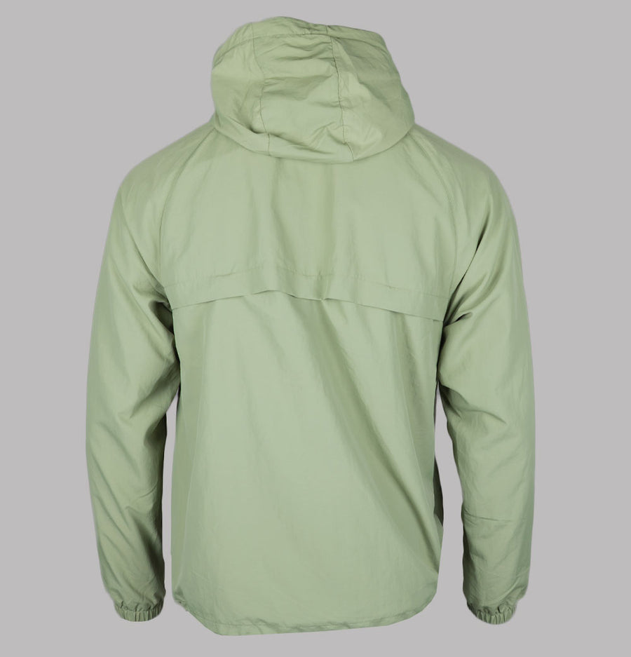 Fred Perry Taslan Hooded Shell Jacket Olive Mint