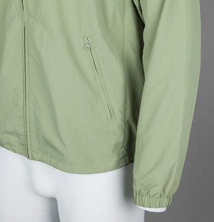 Fred Perry Taslan Hooded Shell Jacket Olive Mint