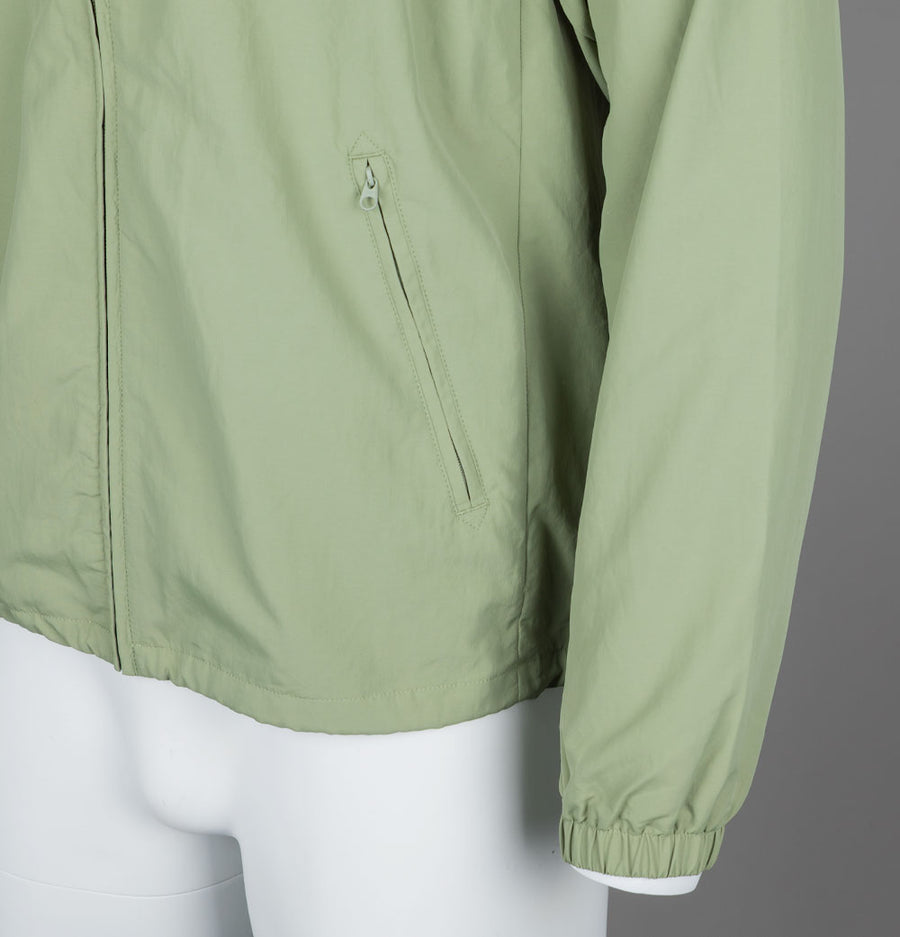 Fred Perry Taslan Hooded Shell Jacket Olive Mint