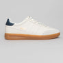 Gola Cyclone 76 Leather Trainers Off White/Navy/Gum