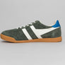 Gola Elan Trainers Dark Khaki/Off White/Sapphire