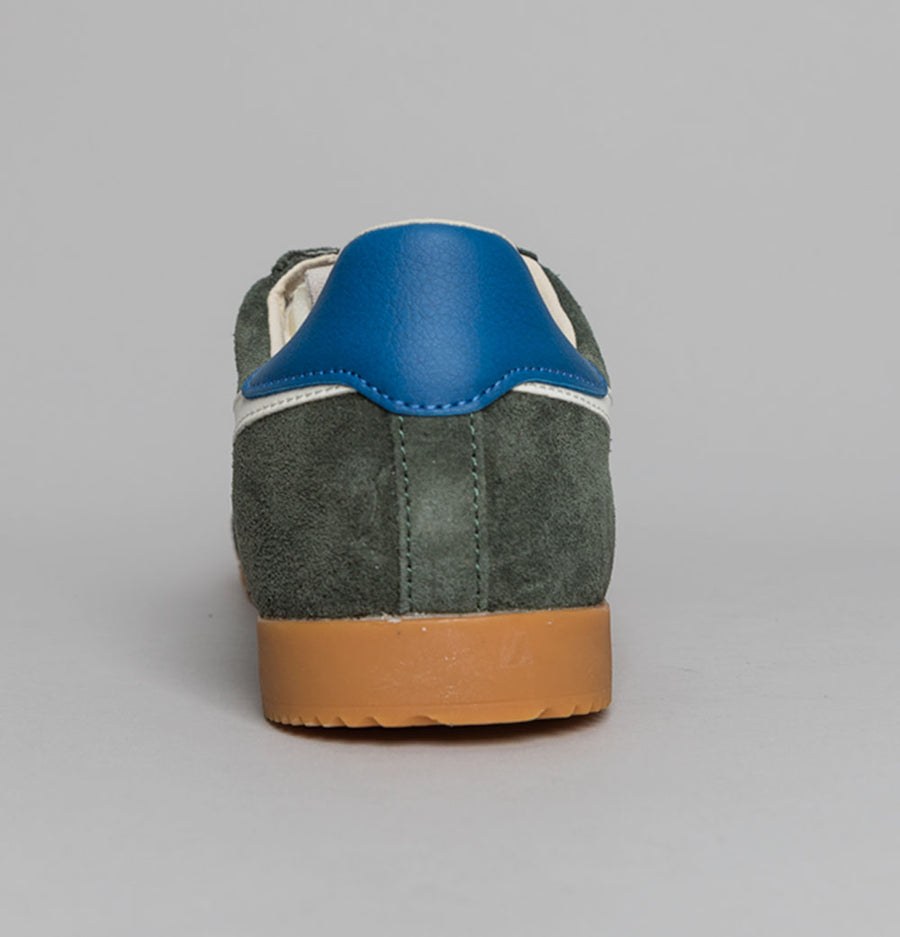 Gola Elan Trainers Dark Khaki/Off White/Sapphire