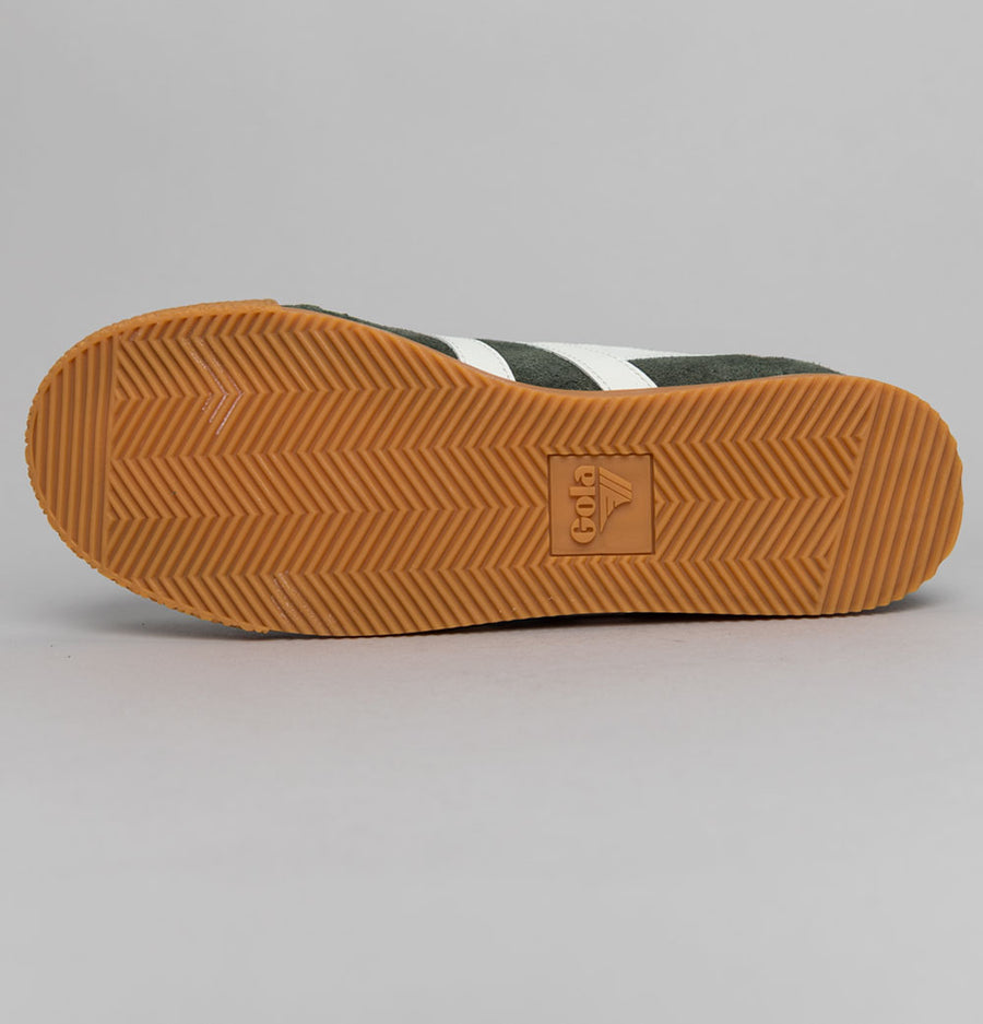 Gola Elan Trainers Dark Khaki/Off White/Sapphire