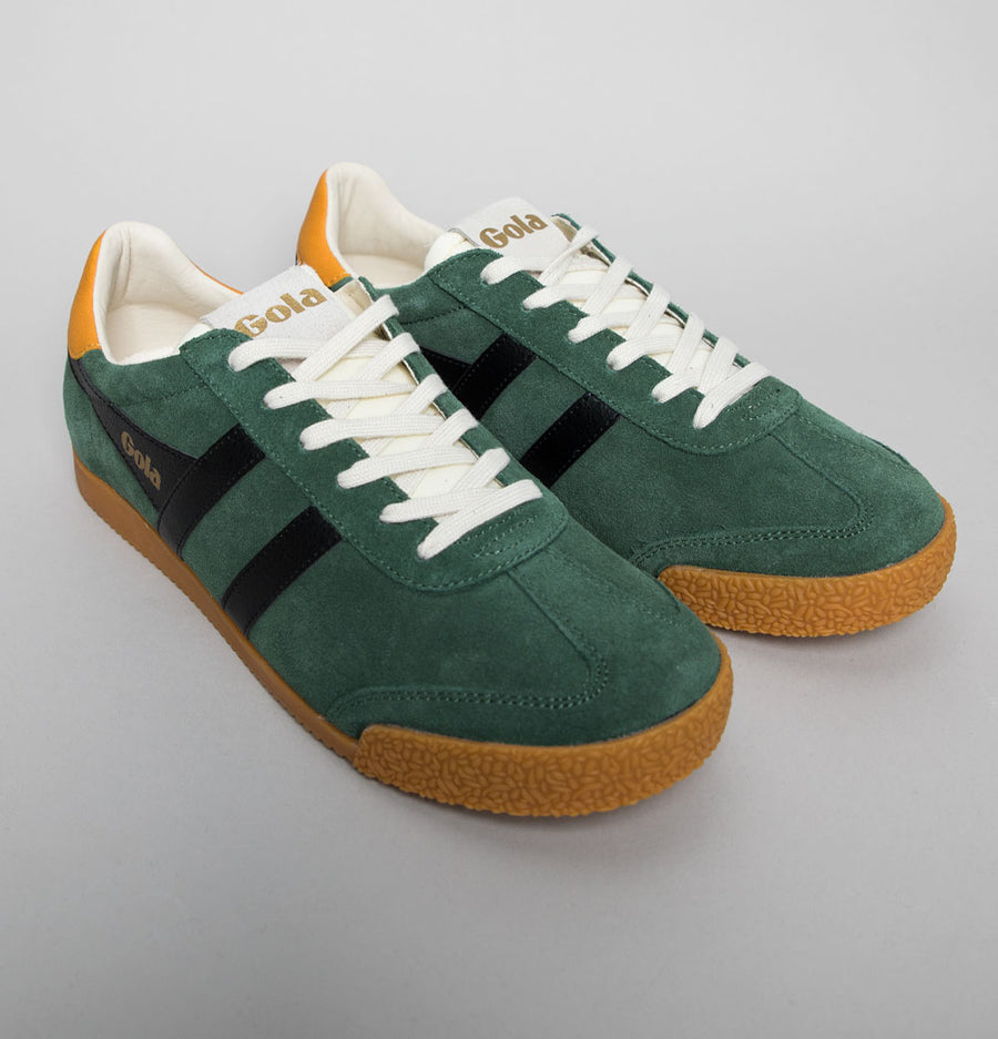 Gola Elan Trainers Evergreen/Black/Dark Sun