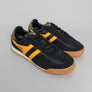 Gola Europa Trainers Black/Sun/Khaki