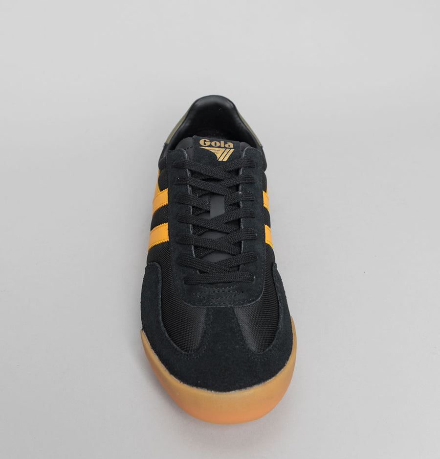 Gola Europa Trainers Black/Sun/Khaki