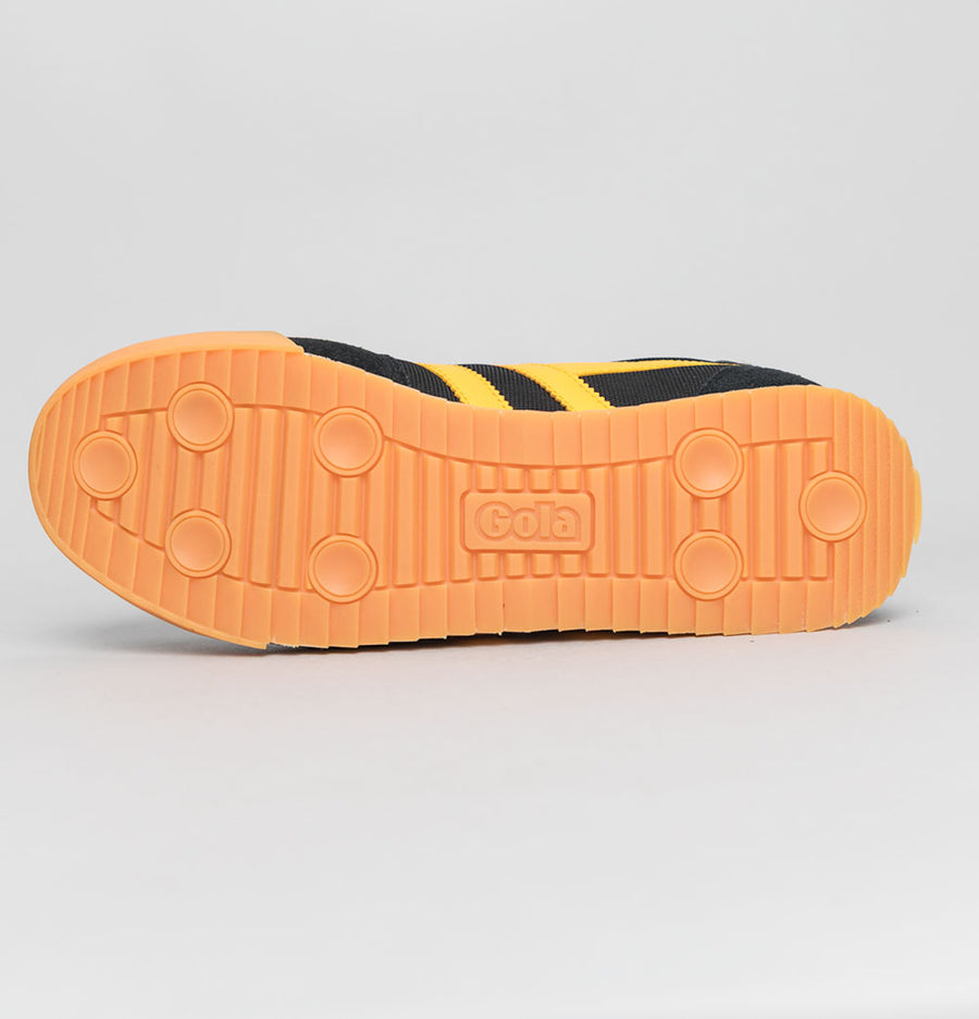 Gola Europa Trainers Black/Sun/Khaki