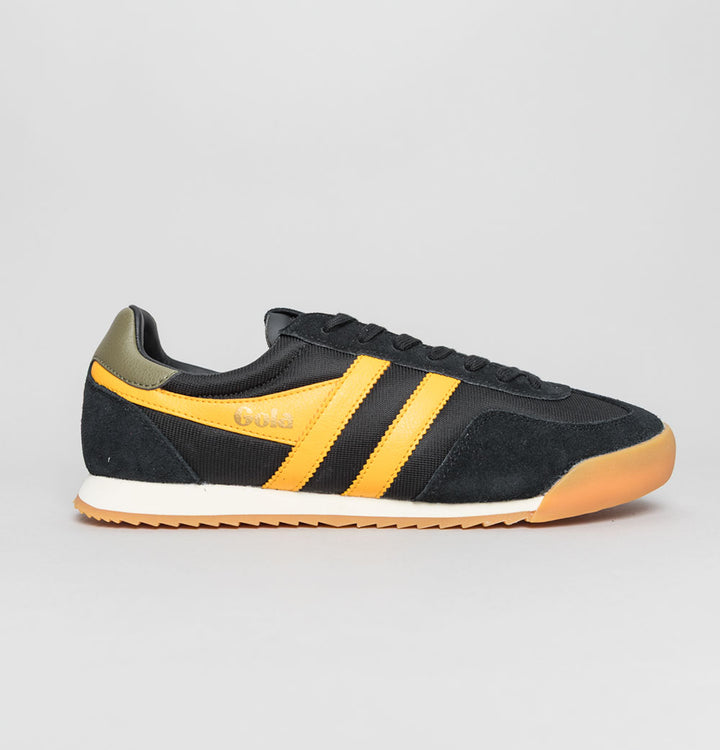 Gola Europa Trainers Black/Sun/Khaki