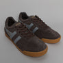 Gola Harrier Suede Trainers Mocha/Cement
