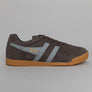 Gola Harrier Suede Trainers Mocha/Cement