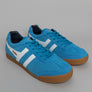 Gola Harrier Suede Trainers Santorini/White/Navy