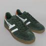Gola Viper Trainers Dark Khaki/White/Moody Orange