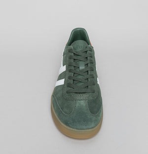 Gola Viper Trainers Dark Khaki/White/Moody Orange