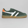 Gola Viper Trainers Dark Khaki/White/Moody Orange