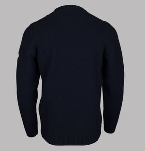 Henri Lloyd Abersoch Cable Knit Jumper Dark Navy