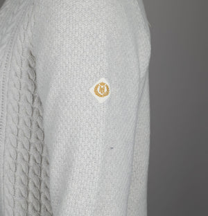 Henri Lloyd Abersoch Cable Knit Jumper Off White