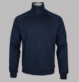 Henri Lloyd Kinsale Quarter Zip Sweatshirt Navy Blue