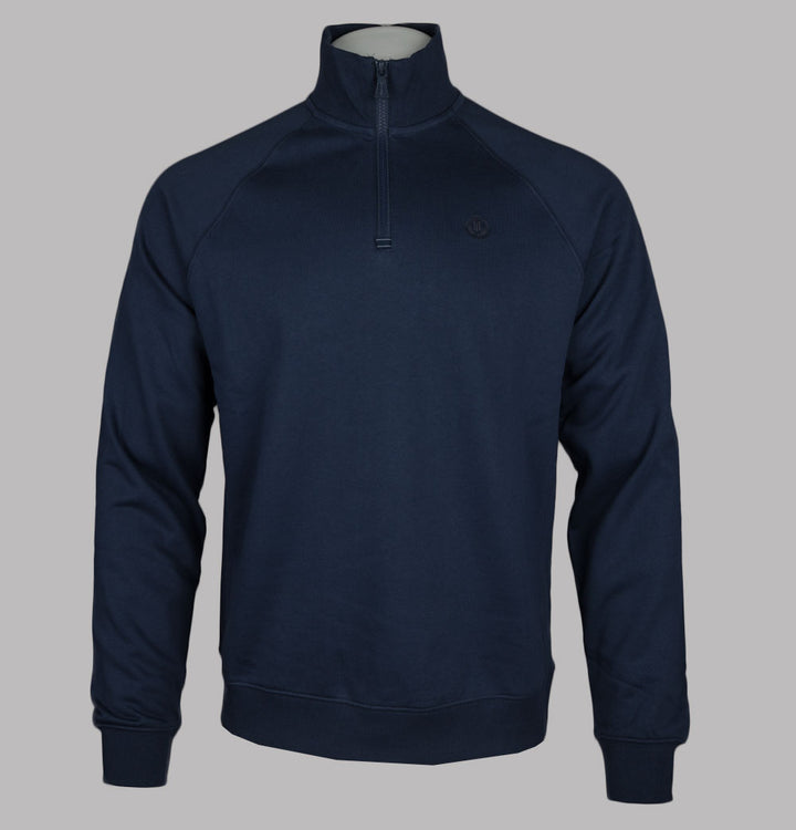 Henri Lloyd Kinsale Quarter Zip Sweatshirt Navy Blue